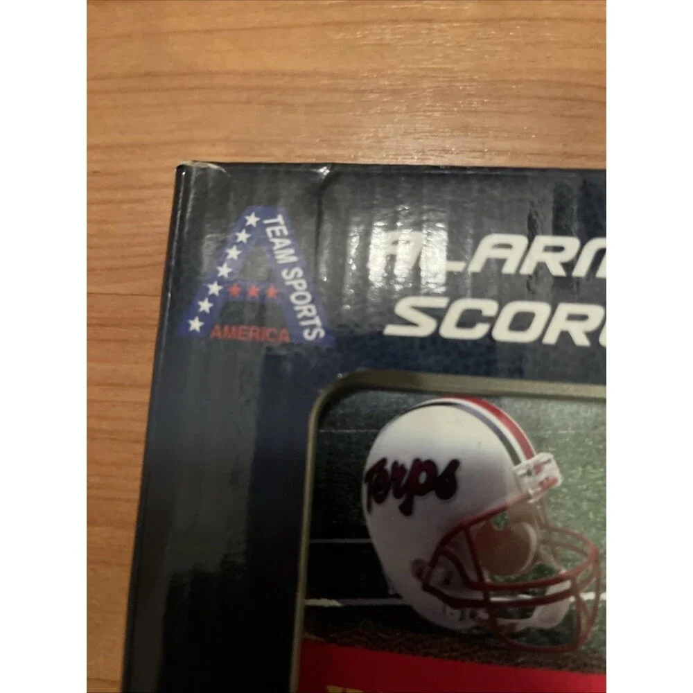 Maryland University Terrapins Digital Alarm Clock Scoreboard Multicolor